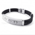 Titanium Rubber Bracelet