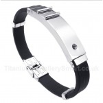 Titanium Rubber Bracelet