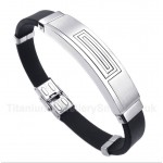 Titanium Rubber Bracelet