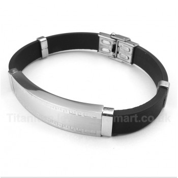 Titanium Rubber Bracelet