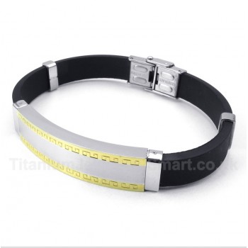 Titanium Rubber Bracelet