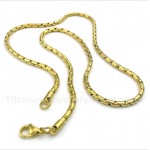 Titanium Gold Necklace