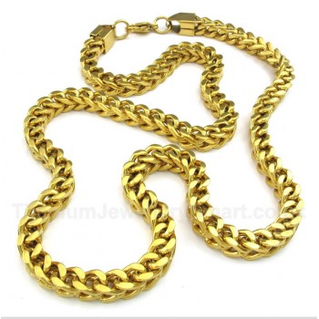 Titanium Gold Necklace