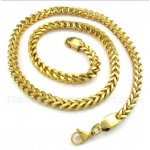 Titanium Gold Necklace