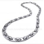 Titanium Half Crescent Necklace