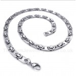Titanium Half Crescent Necklace