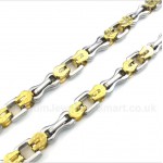 Titanium Gold Layered Necklace