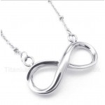 Titanium Infinity Symbol Necklace