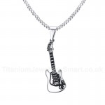 Men's Titanium Pendant 40 mm Guitar PN-694