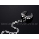 Men's Titanium Pendant Angel Wings PN-500