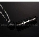 Unisex Titanium Pendant 50 mm Bullet 