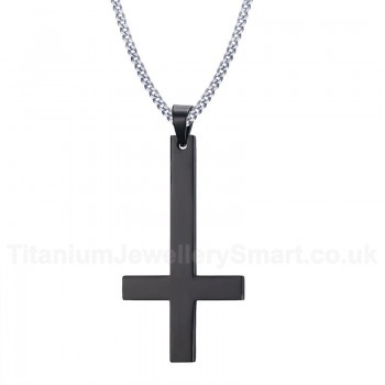 Men's Titanium Pendant 55 mm Cross PN-571