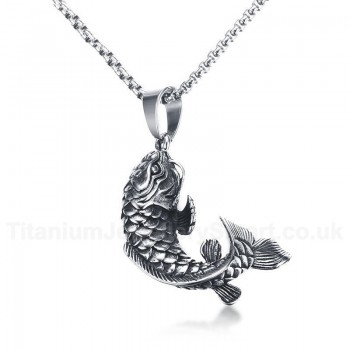 Men's Titanium Pendant 4.4 cm Carp PN-769