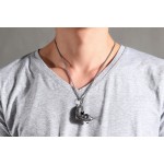 Men's Titanium Pendant 4.4 cm Carp PN-769