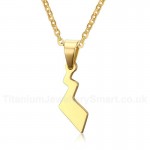 Unisex Titanium Pendant 25.5 cm Pikachu Tail PN-599