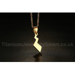 Unisex Titanium Pendant 25.5 cm Pikachu Tail PN-599