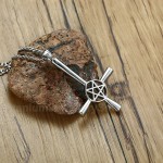 Men's Titanium Pendant Satan Cross PN-1127