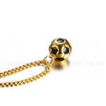 Men's Titanium Pendant Football PN-1020G