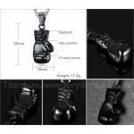 Unisex Titanium Pendant Fist PN-384