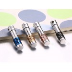 Women's Titanium Pendant Cylinder Openable Perfume Bottle PN-533