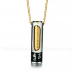 Men's Titanium Pendant Openable PN-878