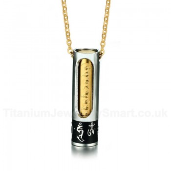 Men's Titanium Pendant Openable PN-878