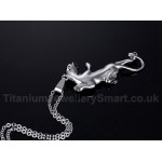 Unisex Titanium Pendant Cheetah PN-494