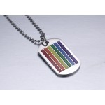 Unisex Titanium Pendant Rainbow Multicolor P PN-003