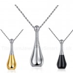 Unisex Titanium Pendant Perfume Bottle Openable PN-026