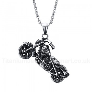 Men's Titanium Pendant Motorcycle PN-465