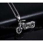 Men's Titanium Pendant Motorcycle PN-465