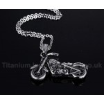 Men's Titanium Pendant Motorcycle PN-465