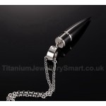 Men's Titanium Pendant Bullet PN-437