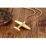 Men's Titanium Pendant 40 mm Airplane PN-678