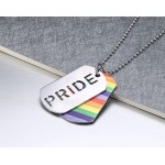 Unisex Titanium Pendant Rainbow PN-023