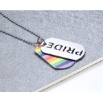 Unisex Titanium Pendant Rainbow PN-023