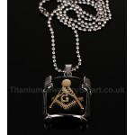 Men's Titanium Pendant Masonic PN-032