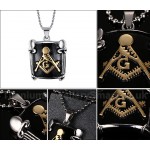 Men's Titanium Pendant Masonic PN-032