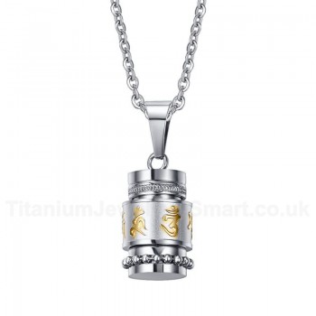 Unisex Titanium Pendant Openable 360 Degree Rotatable PN-692