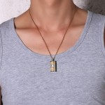 Men's Titanium Pendant Openable PN-1001