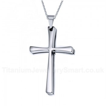 Women's Titanium Pendant Cross PN-235