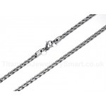 Unisex Titanium Necklace Twist Chain NC-039