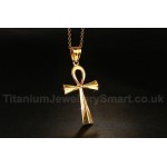 Unisex Titanium Pendant 43.6 mm The Ankh Cross PN-645