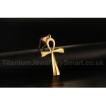 Unisex Titanium Pendant 43.6 mm The Ankh Cross PN-645