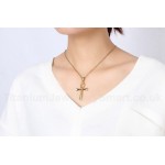 Unisex Titanium Pendant 43.6 mm The Ankh Cross PN-645