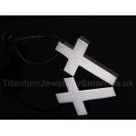 Men's Titanium Pendant Cross PN-020