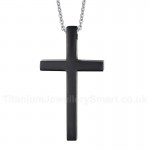 Unisex Titanium Pendant Cross PN-301