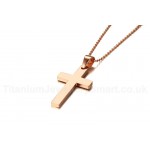 Unisex Titanium Pendant 35 mm Cross PN-570