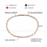 Men's Titanium Necklace Magnet CNC006