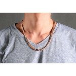 Men's Titanium Necklace Magnet CNC006